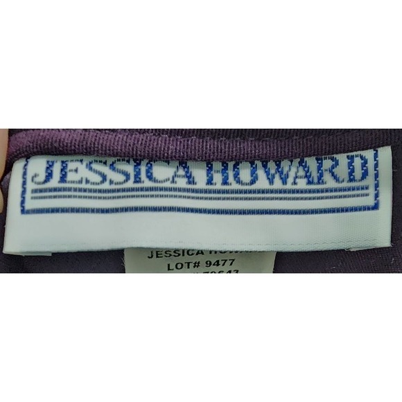 Jessica Howard Maxi Dress Sleeveless Purple Casual Career Size 12 - Picture 3 of 5